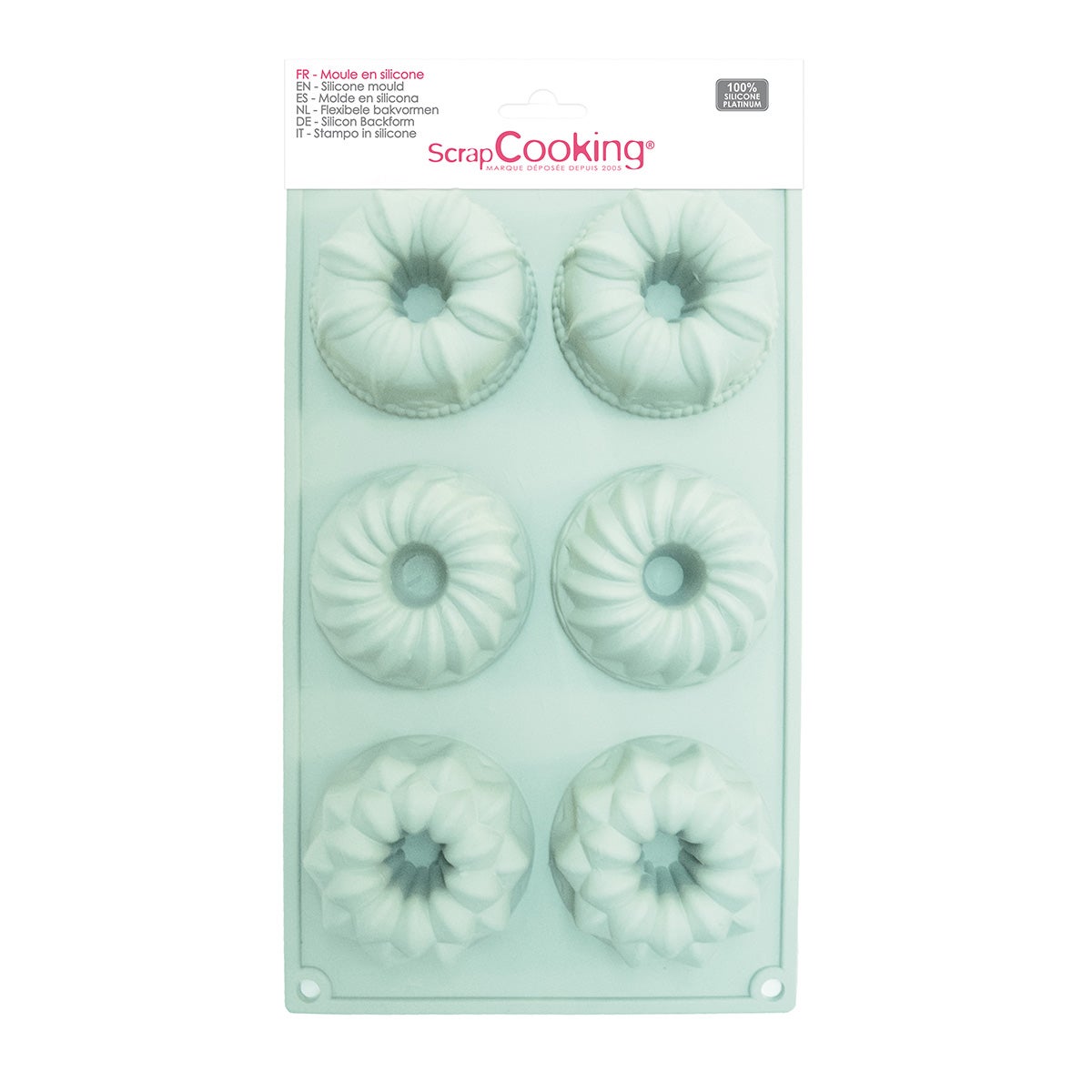 Scrapcooking Moule en silicone Kugelhof