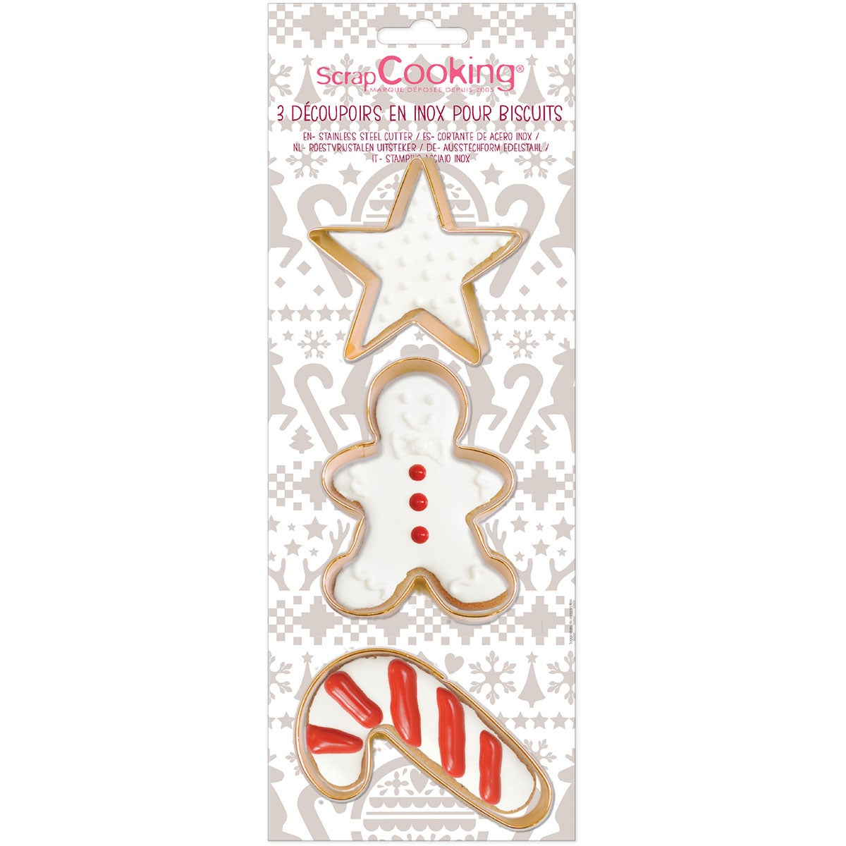 ScrapCooking Découpeur de biscuits pk/3 (Gingerman)