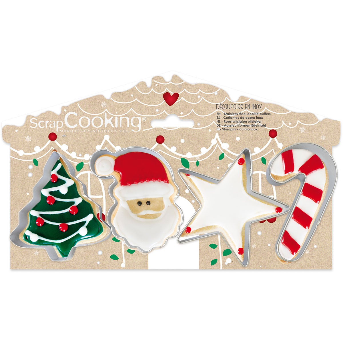 ScrapCooking Emporte-pièces de Noël pk/4