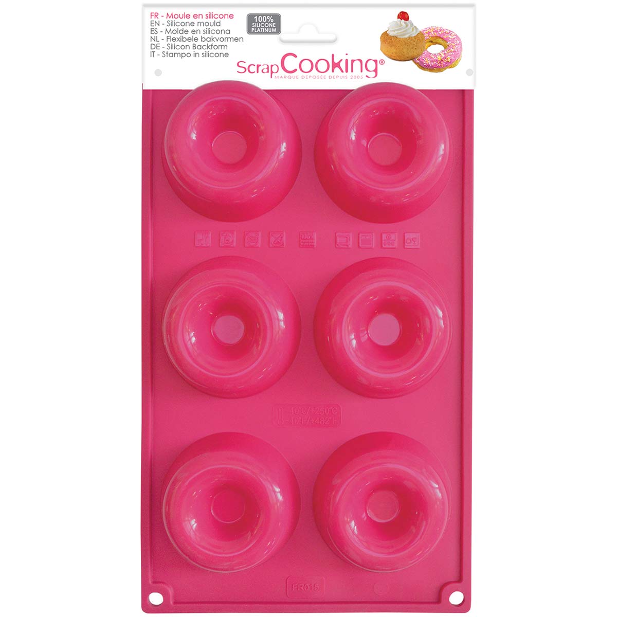Scrapcooking Moule en Silicone Donut