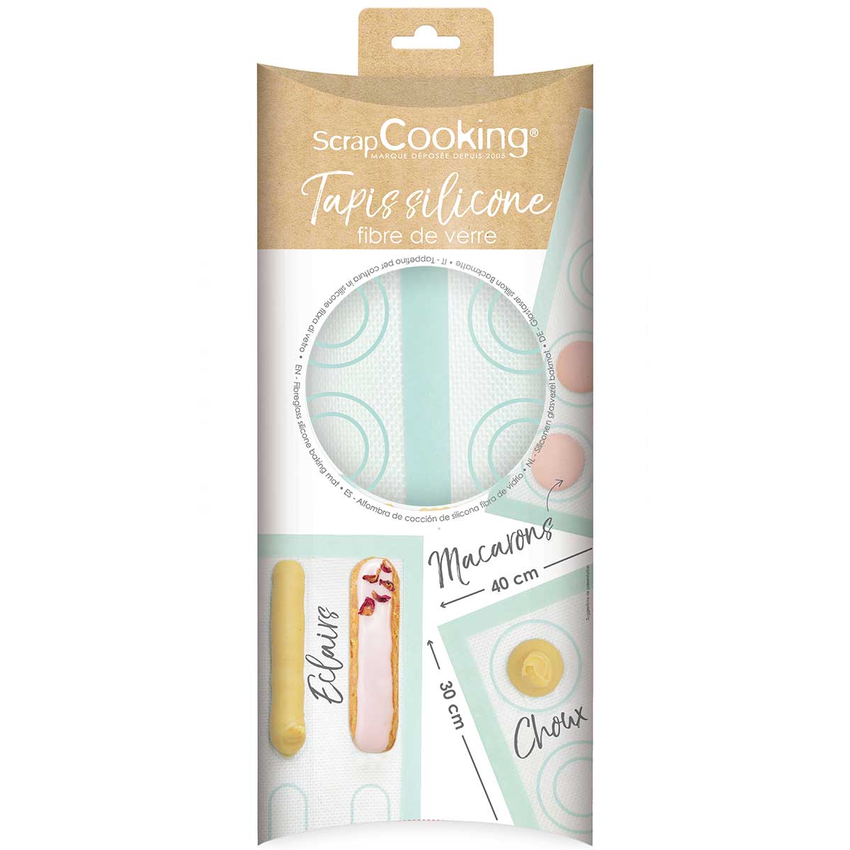 ScrapCooking Fibreglass Silicone Baking Mat