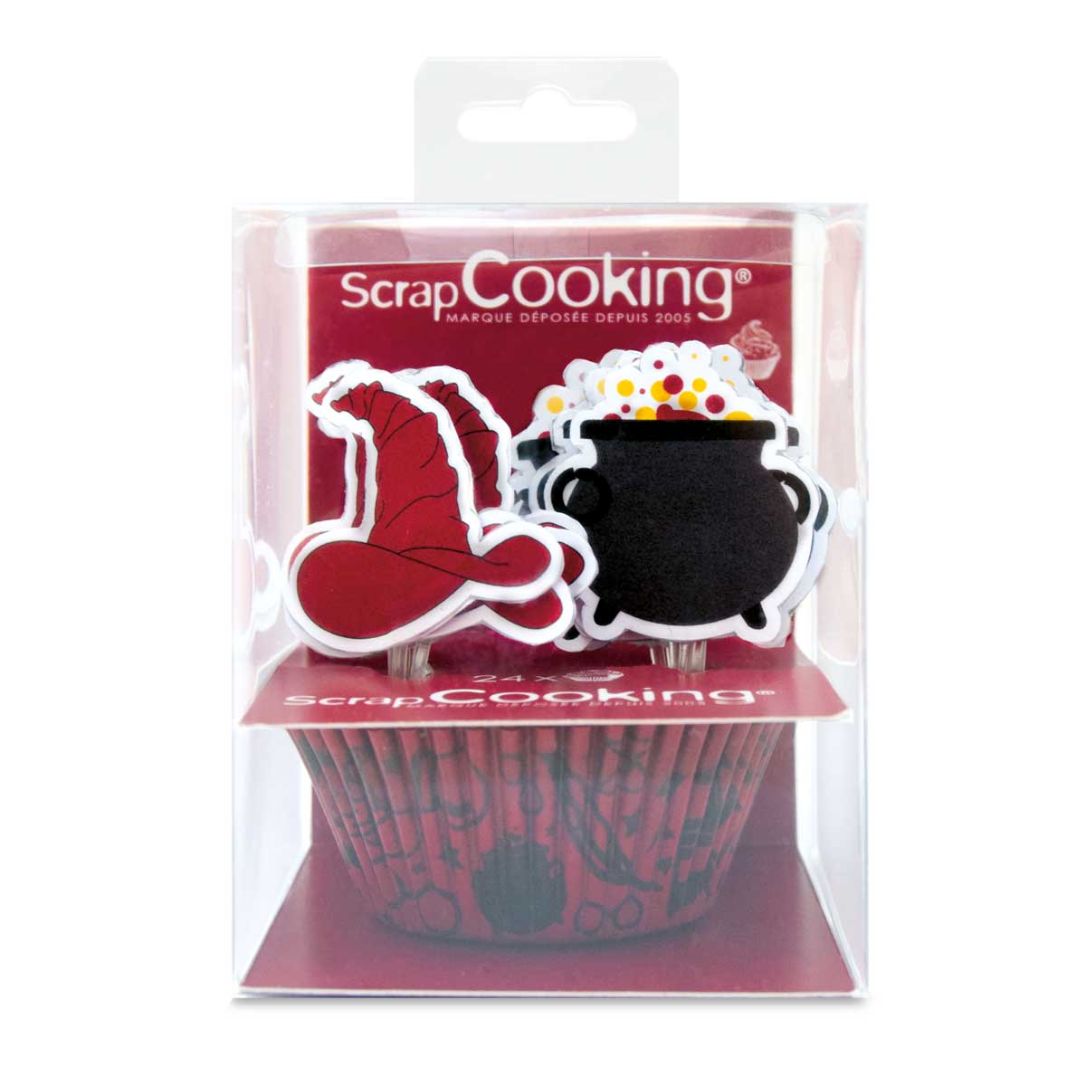 ScrapCooking Sorcier Baking Cups et Cupcake Toppers pk/24