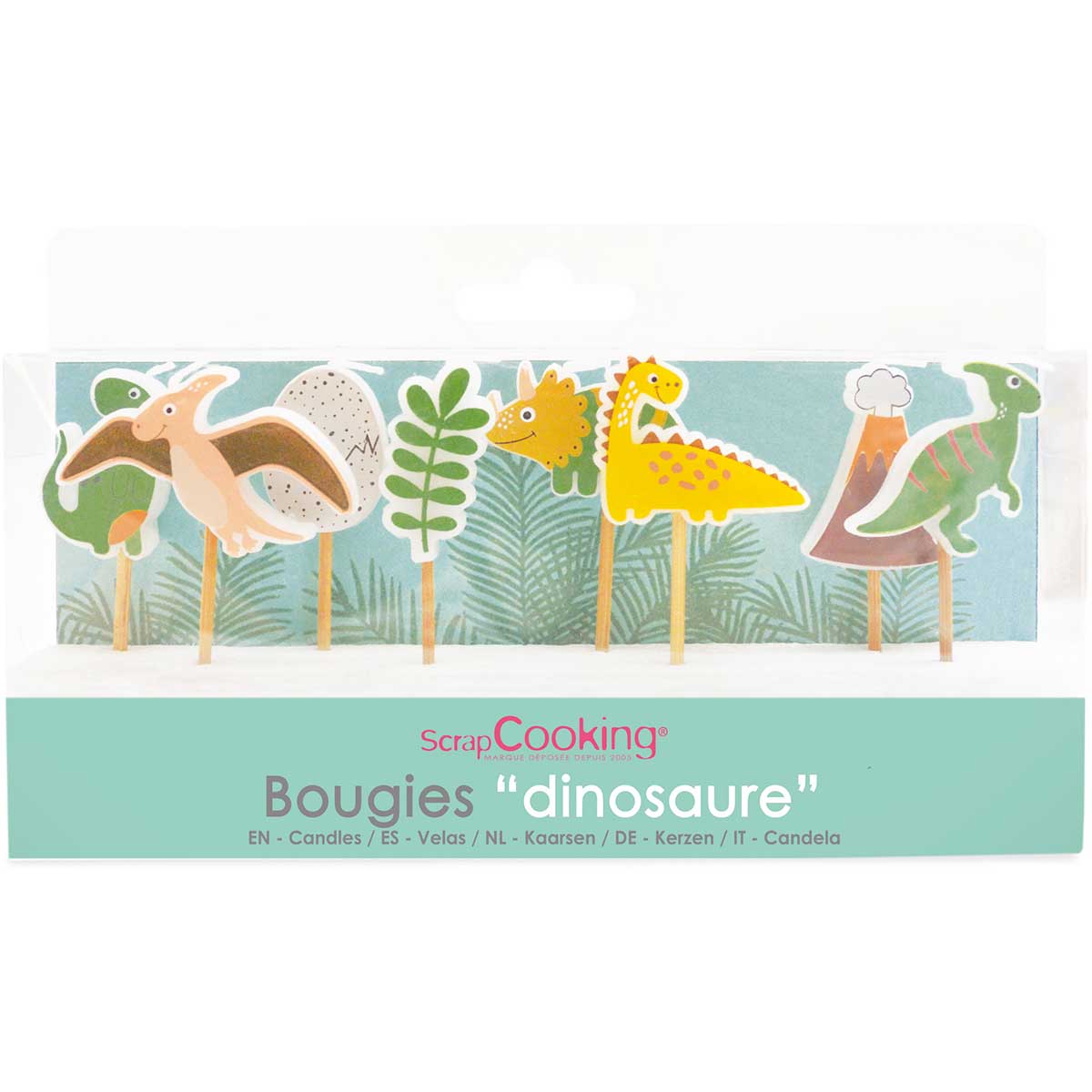 ScrapCooking Bougies - Dino Set/8