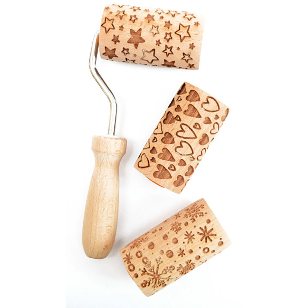 Scrapcooking Mini rouleau à gaufrer Handle