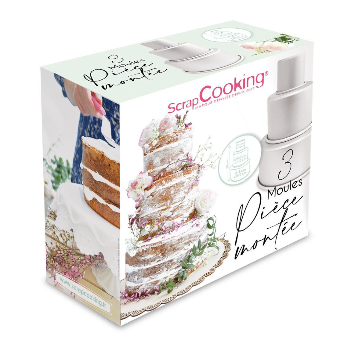 Scrapcooking Bakvormen set/3