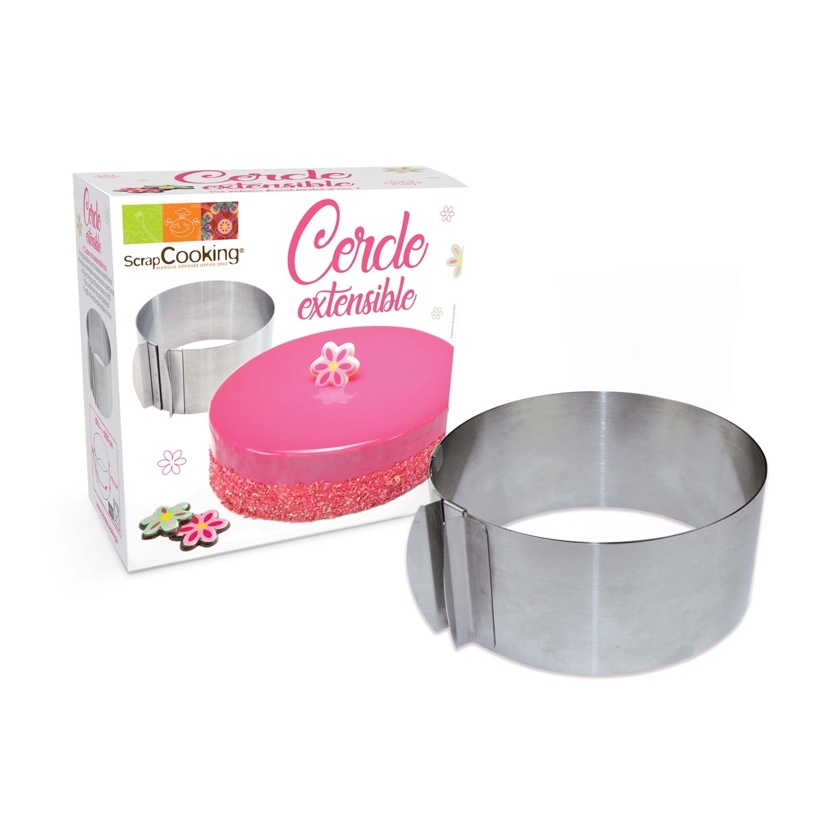 Scrapcooking Cadre de cuisson réglable S/S R16-30cm