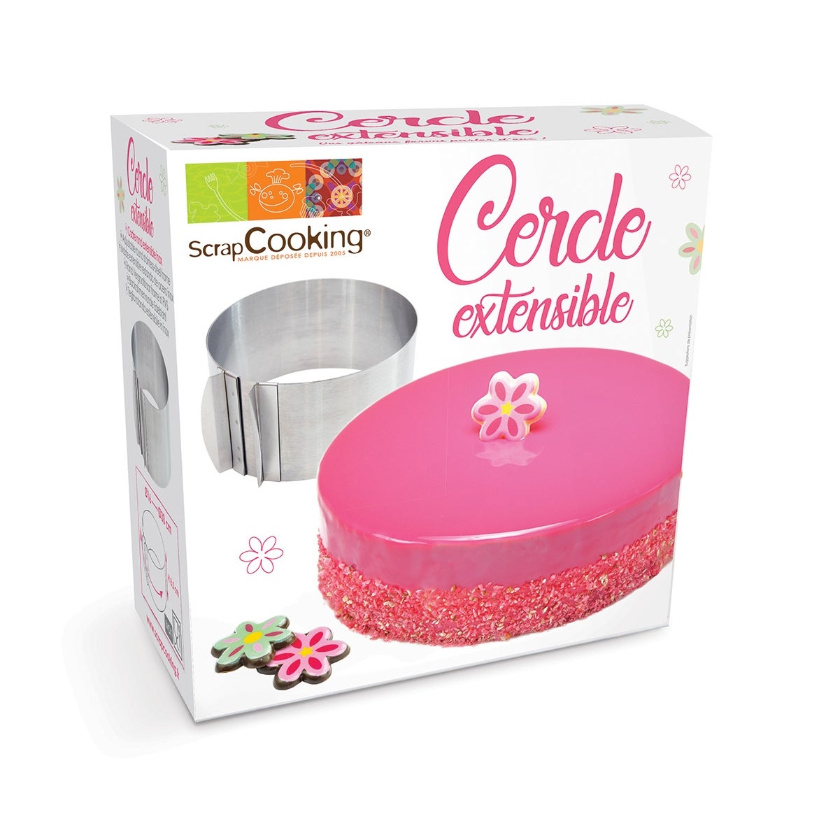 Scrapcooking Cadre de cuisson réglable S/S R16-30cm