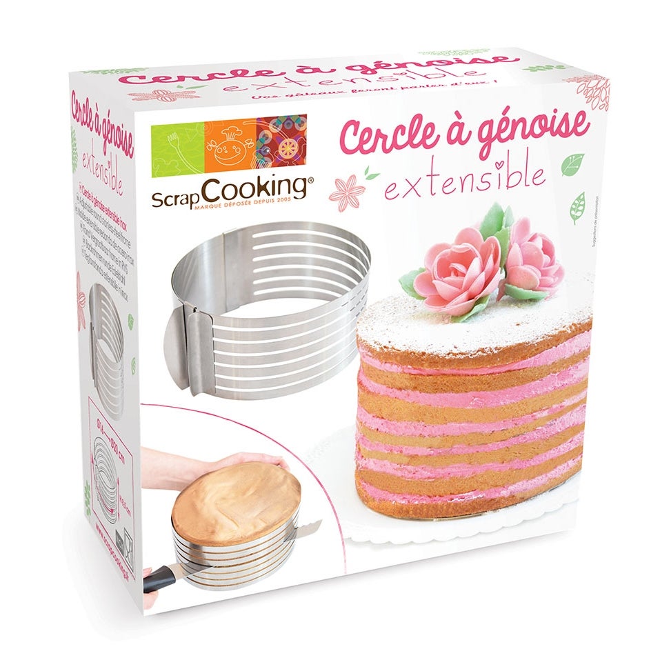 Scrapcooking Adjustable Cake Slicer S/S R16-20cm
