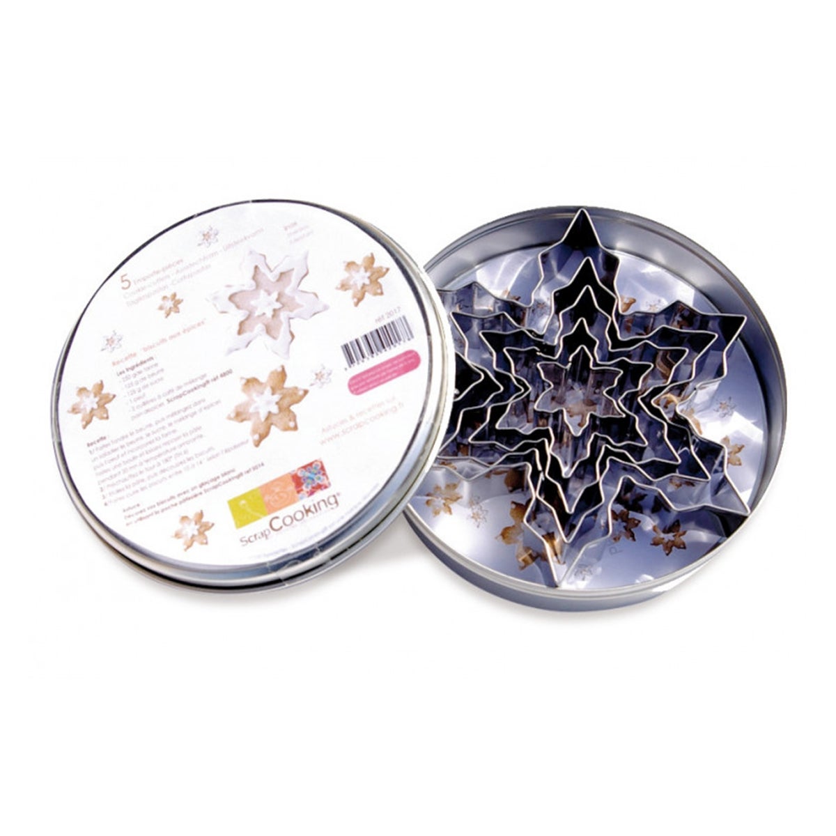 Scrapcooking Emporte-pièce Biscuit - Flocons de neige Set/5