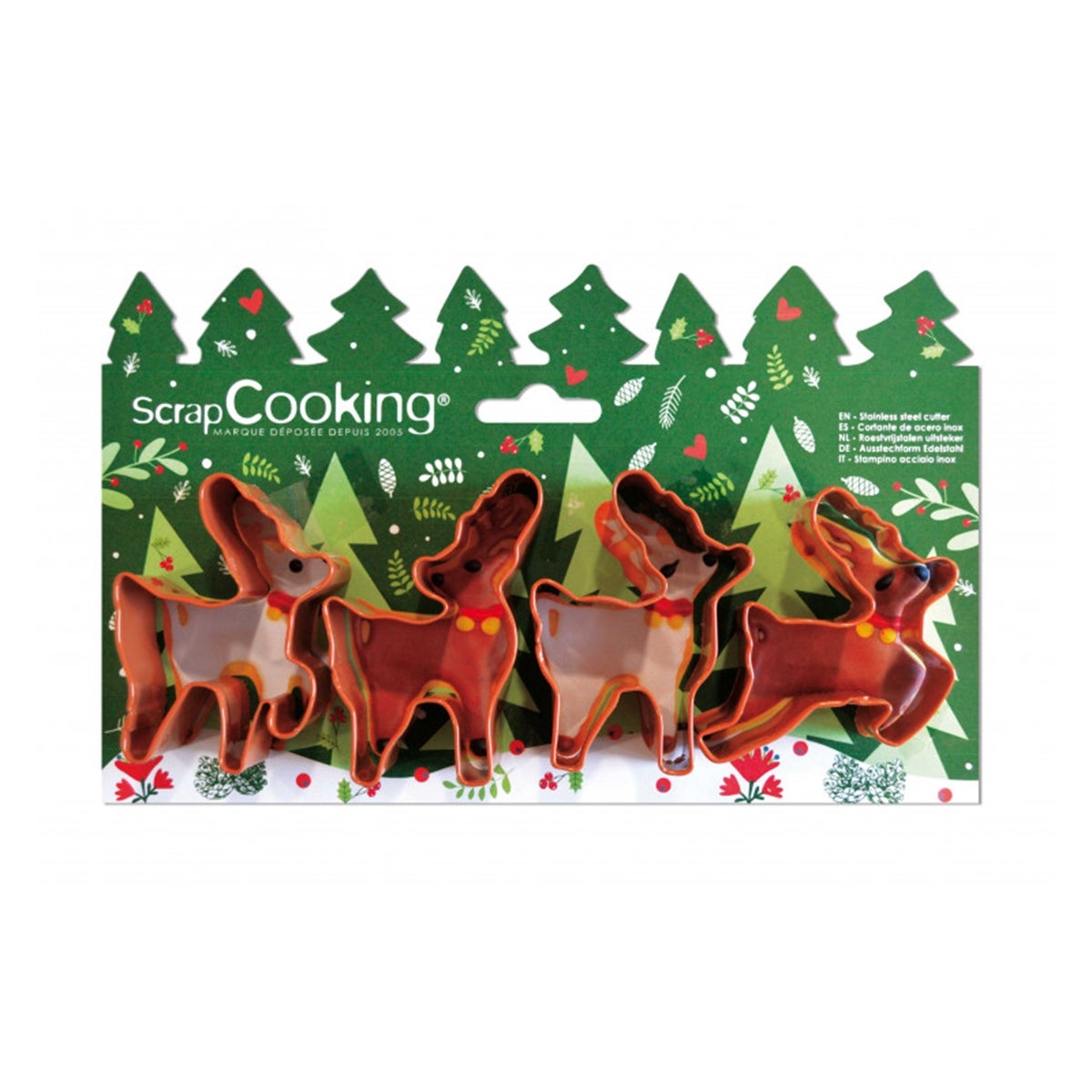 Scrapcooking Emporte-pièce Biscuit - Rennes Set/4