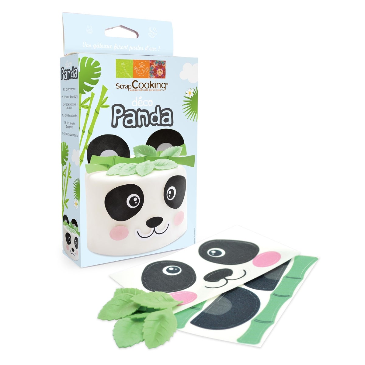 Scrapcooking Wafer Decoration Panda Set/15