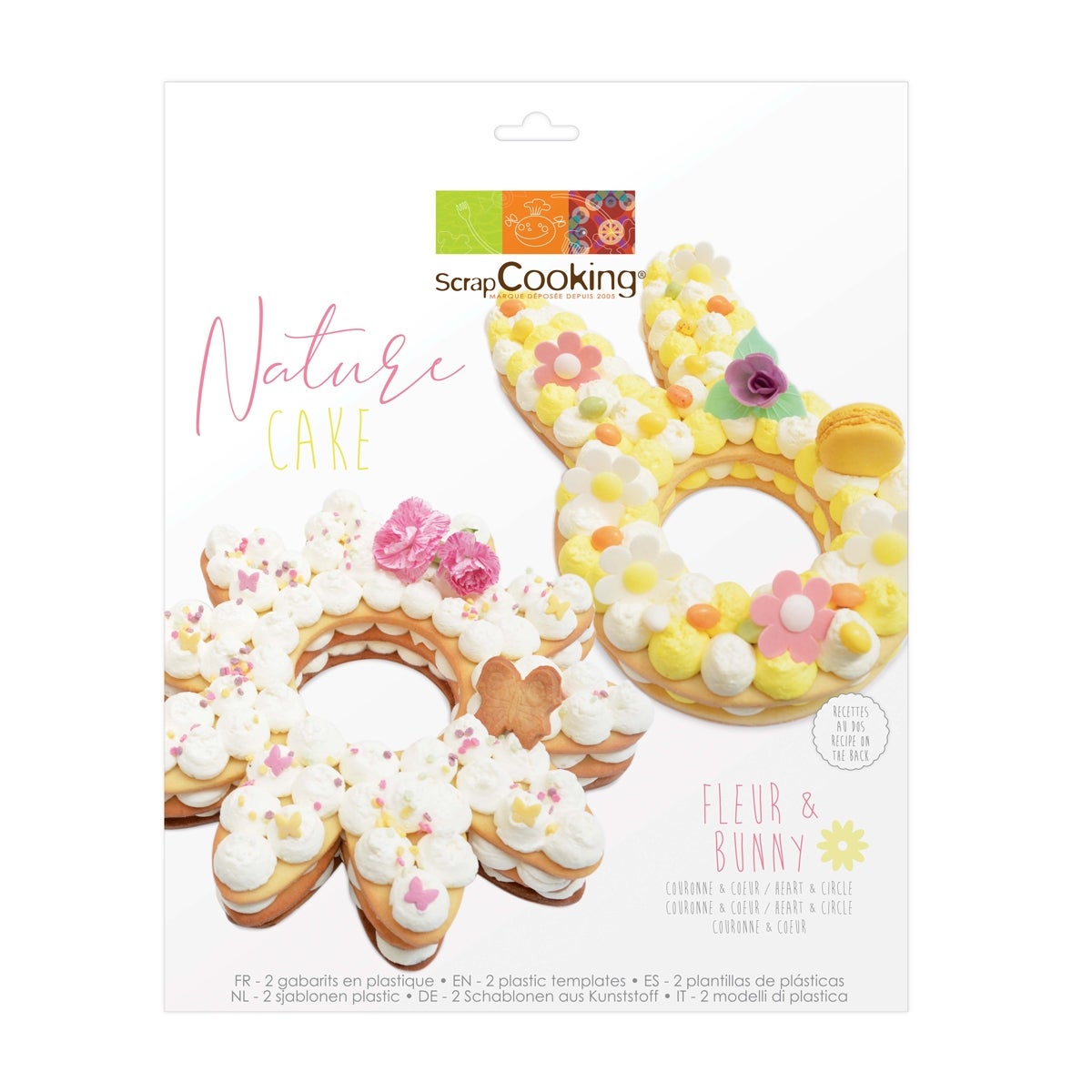 Scrapcooking Template Cake Nature Set/2