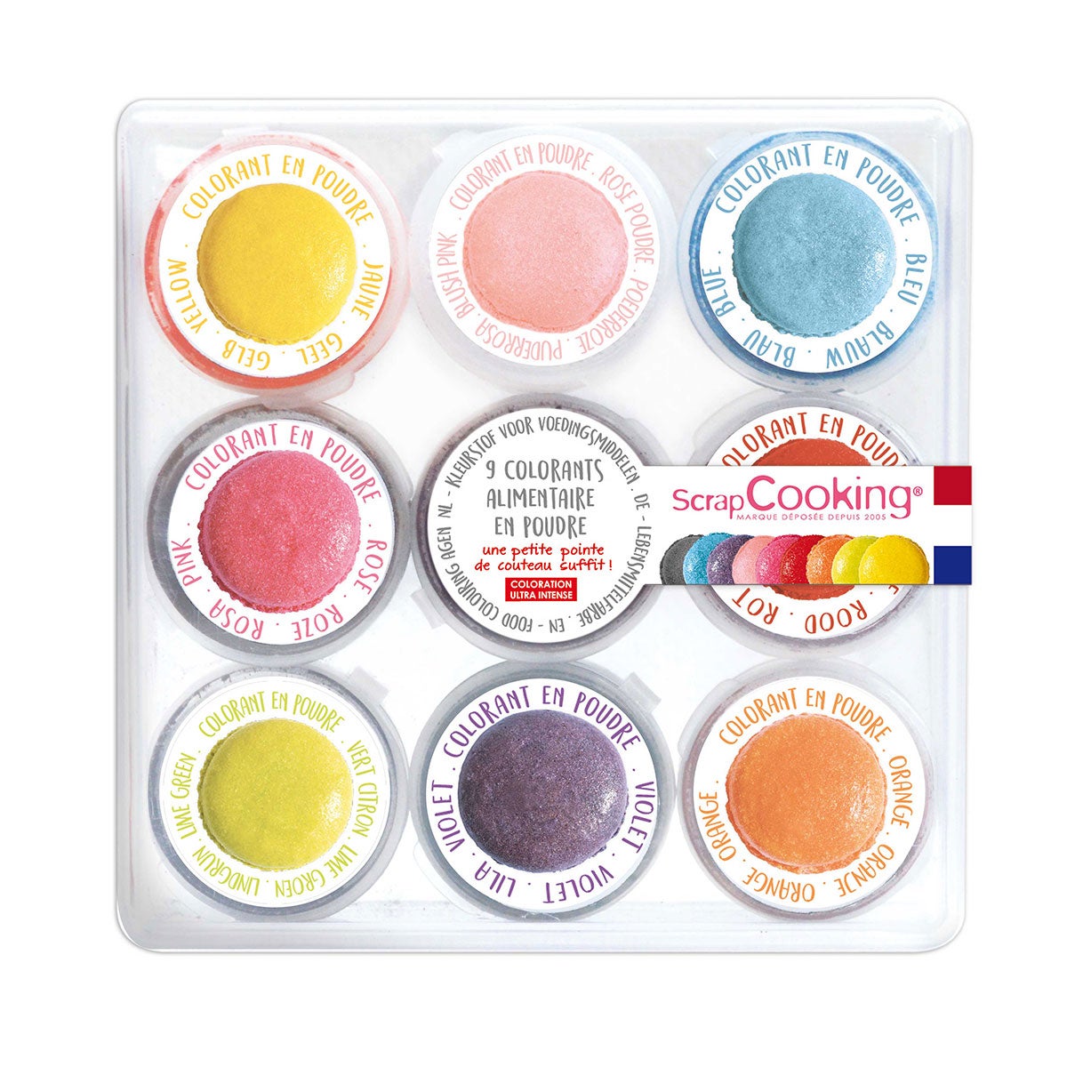 ScrapCooking Colorants alimentaires en poudre Set/9