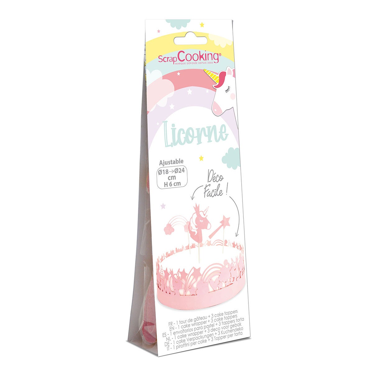 ScrapCooking Contour et Décoration de gâteau - Licorne