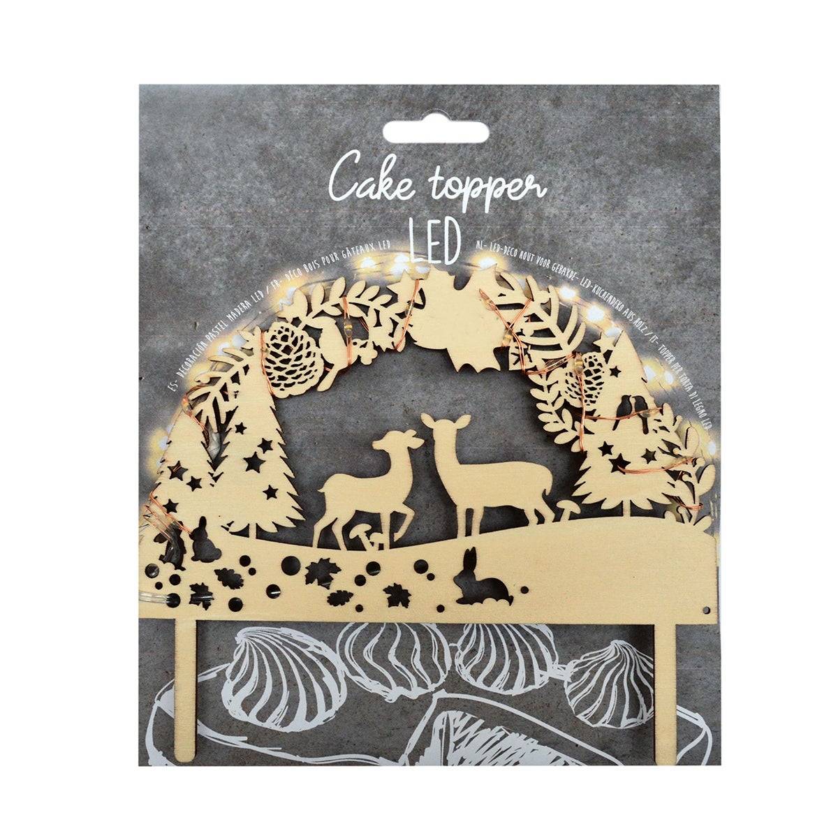 Scrapcooking Décoration de gâteau - LED Forêt