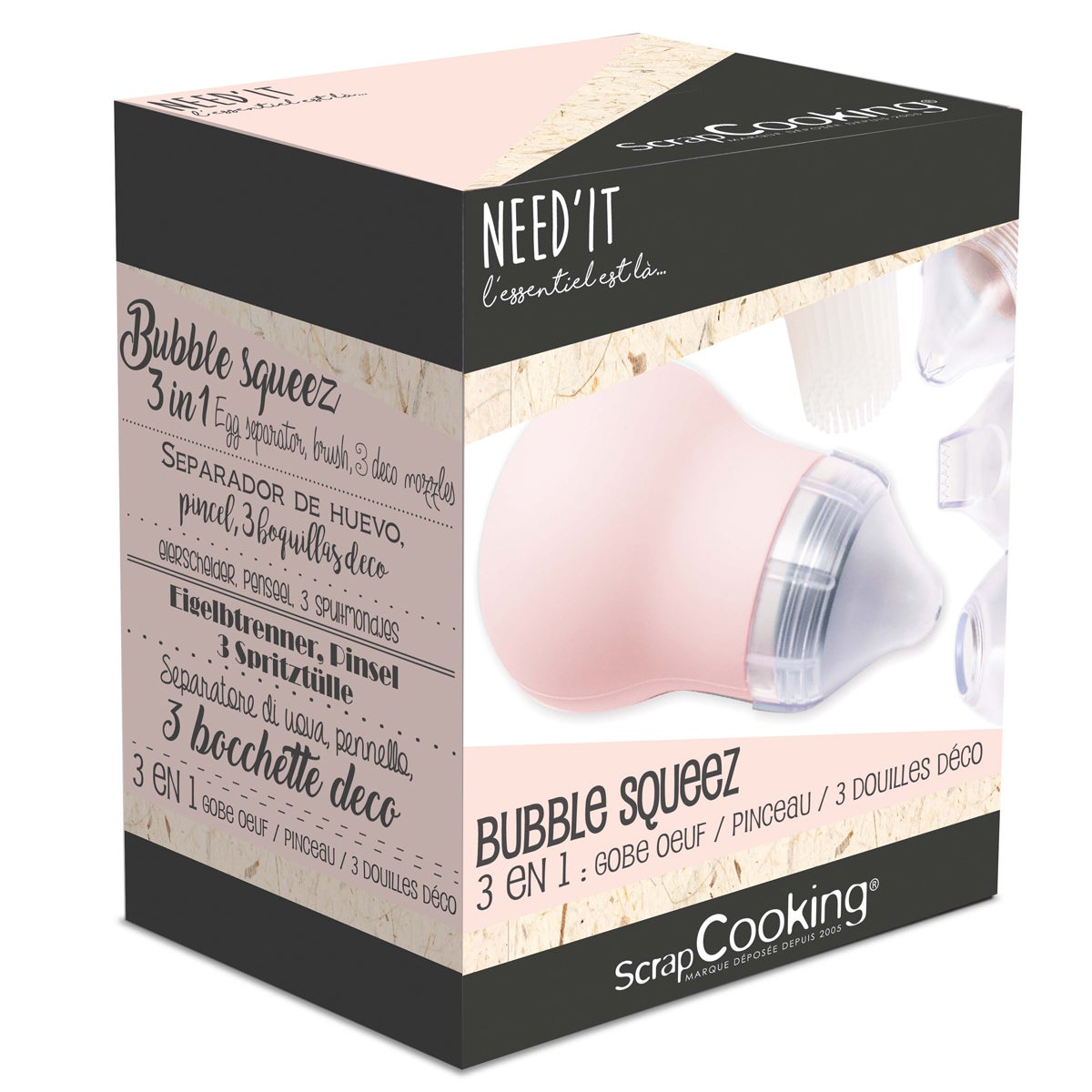 Scrapcooking Need'it Bubble Squeeze 3 in 1