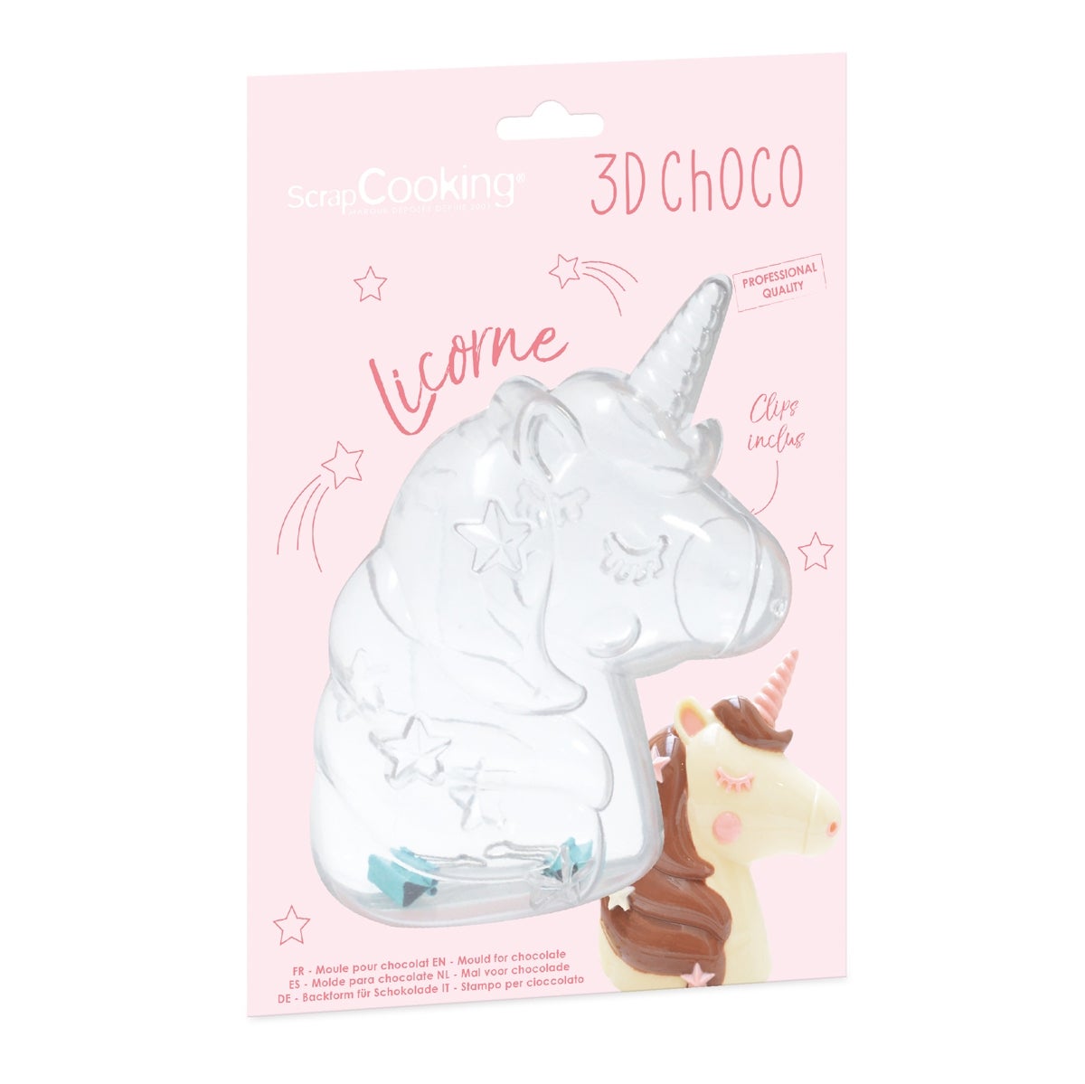Scrapcooking Moule à chocolat 3D pour Licorne