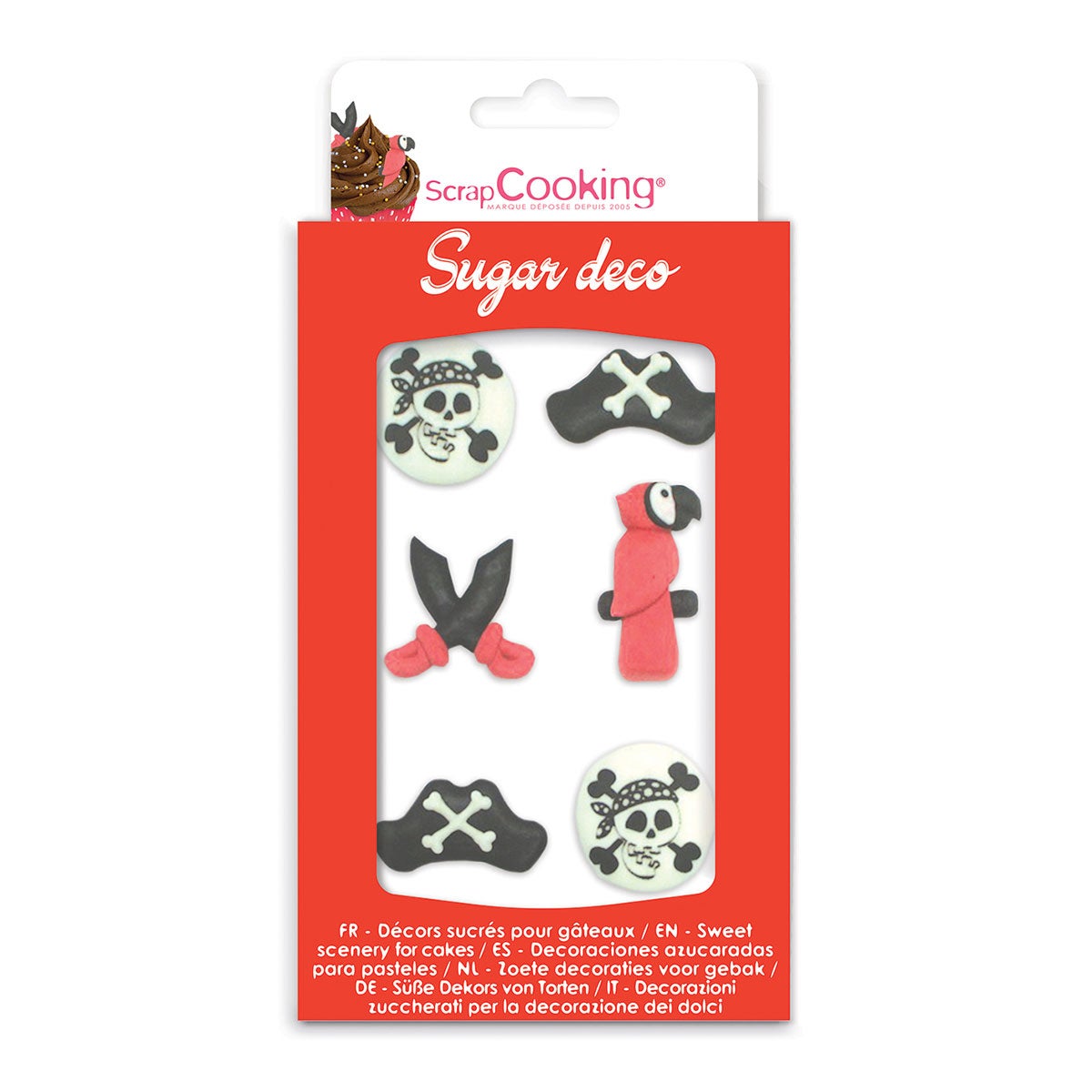 ScrapCooking Décors en sucre - Pirate Set/6