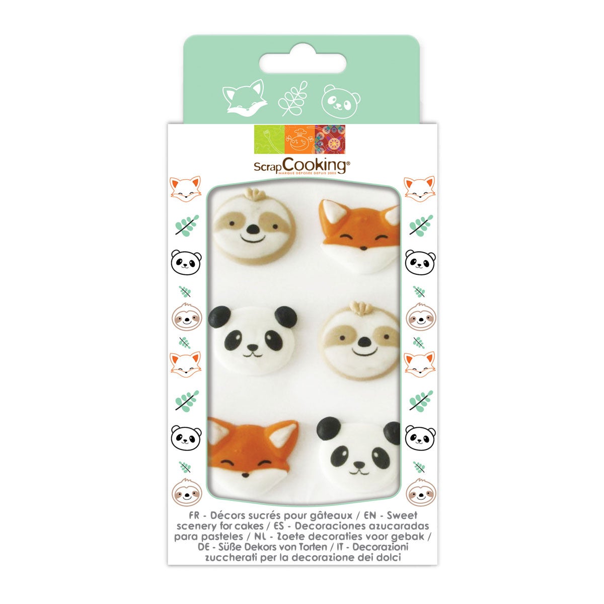 Scrapcooking Décorations en sucre Sweet Animals Set/6