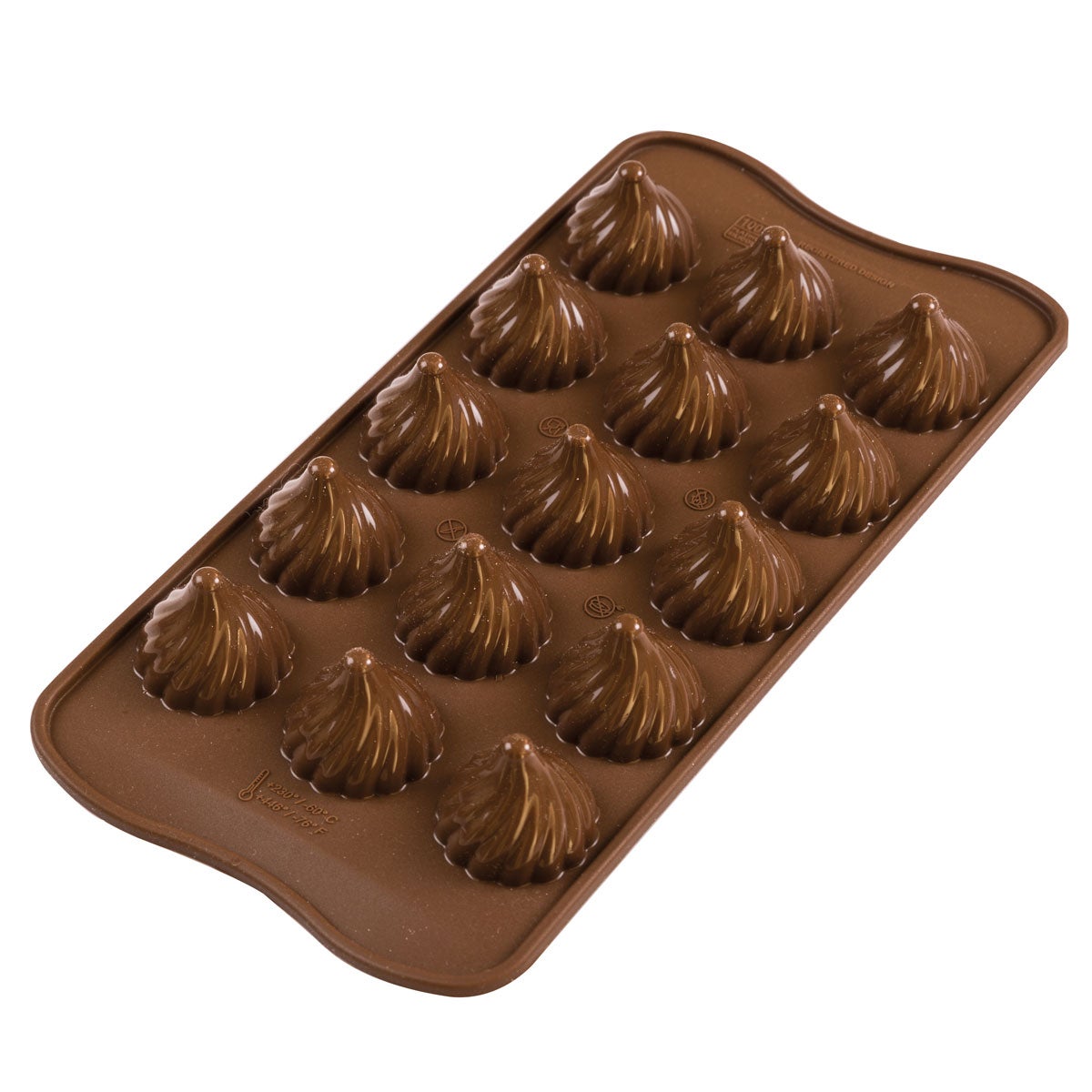 Silikomart Moule à Chocolat - Choco Flamme