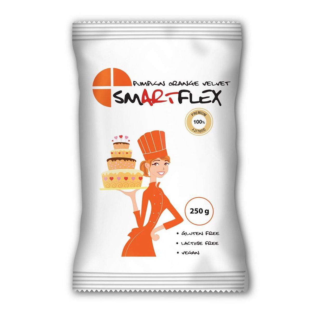 Smartflex Fondant Citrouille Orange Velours 250g
