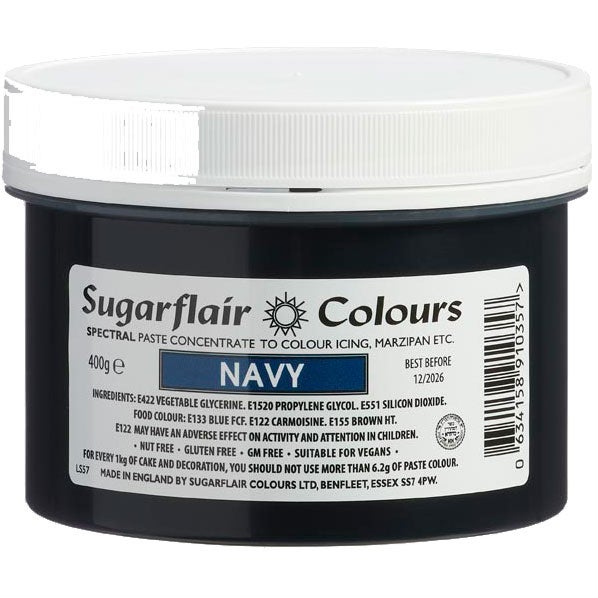 Sugarflair Paste Colour NAVY, 400 g