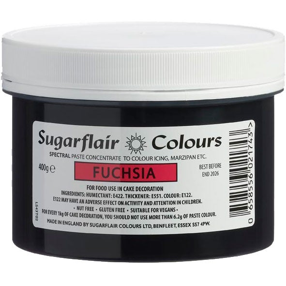 Sugarflair Paste Colour FUCHSIA, 400 g