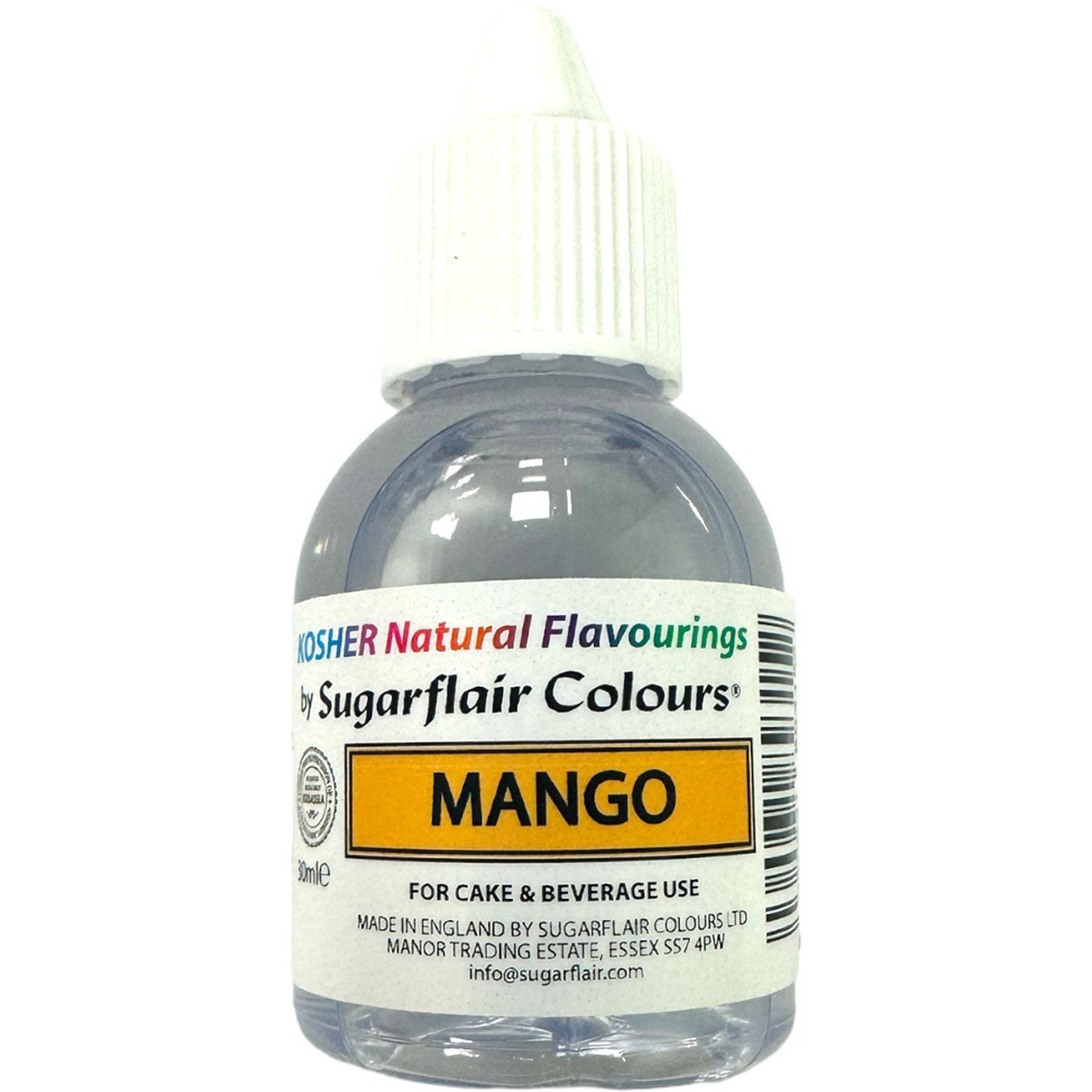 Sugarflair Kosher Arôme Naturel Mango 30ml
