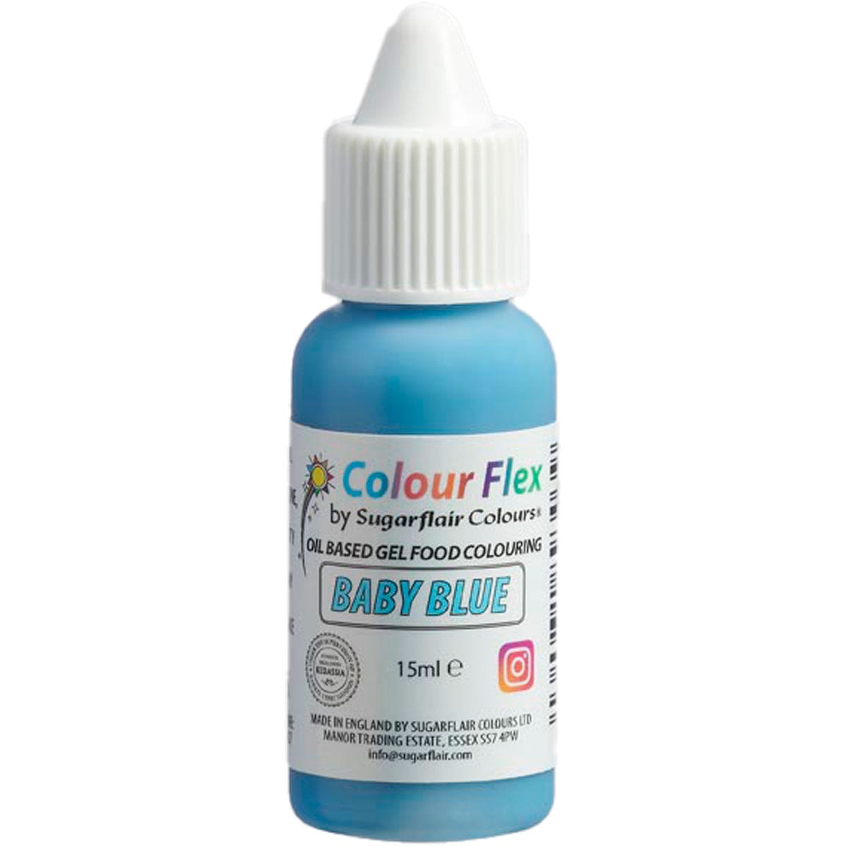 Sugarflair Colourflex Baby Blauw 15ml