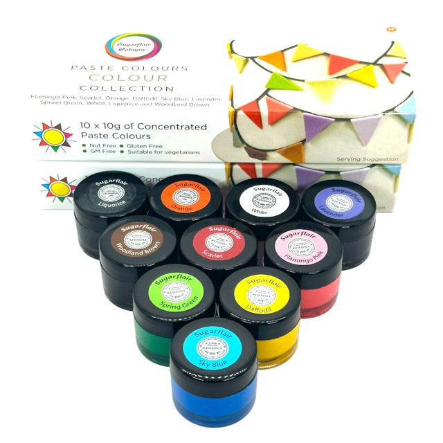 Sugarflair Multi Pâte Collection Set/10