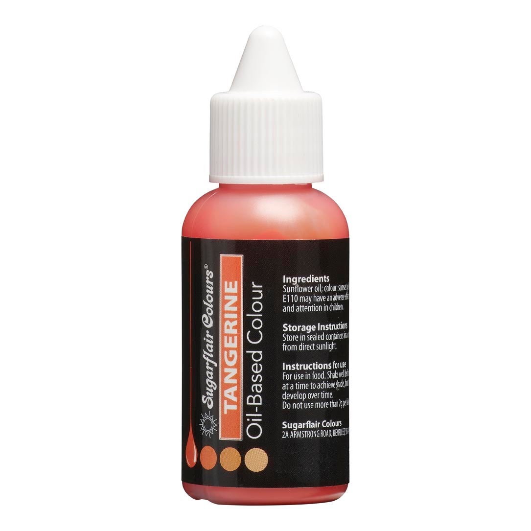 Sugarflair Colorant à l'huile - Mandarine 30 ml