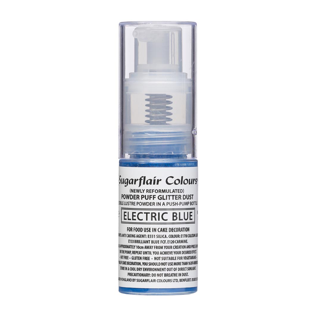 Sugarflair Pomp Spray Glitterpoeder -Blauw
