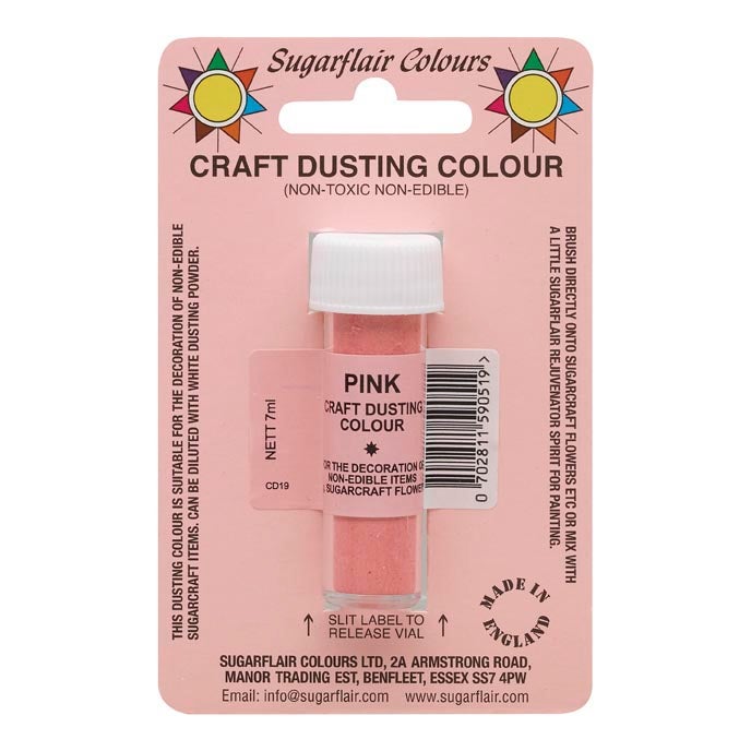 Sugarflair Poudre Colorée Artisanale - Pink 7g