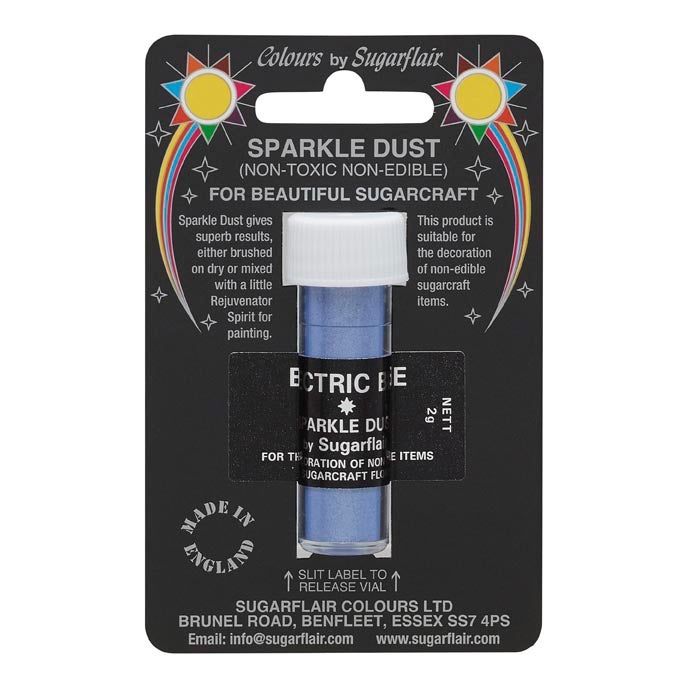 Sugarflair Confettis en Sucre - Electric Blue - 2g