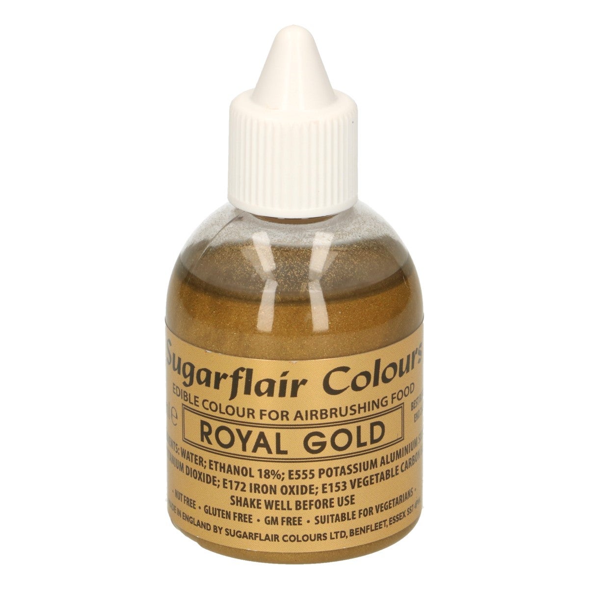 Sugarflair Colorant Aérographe Or Royal 60ml