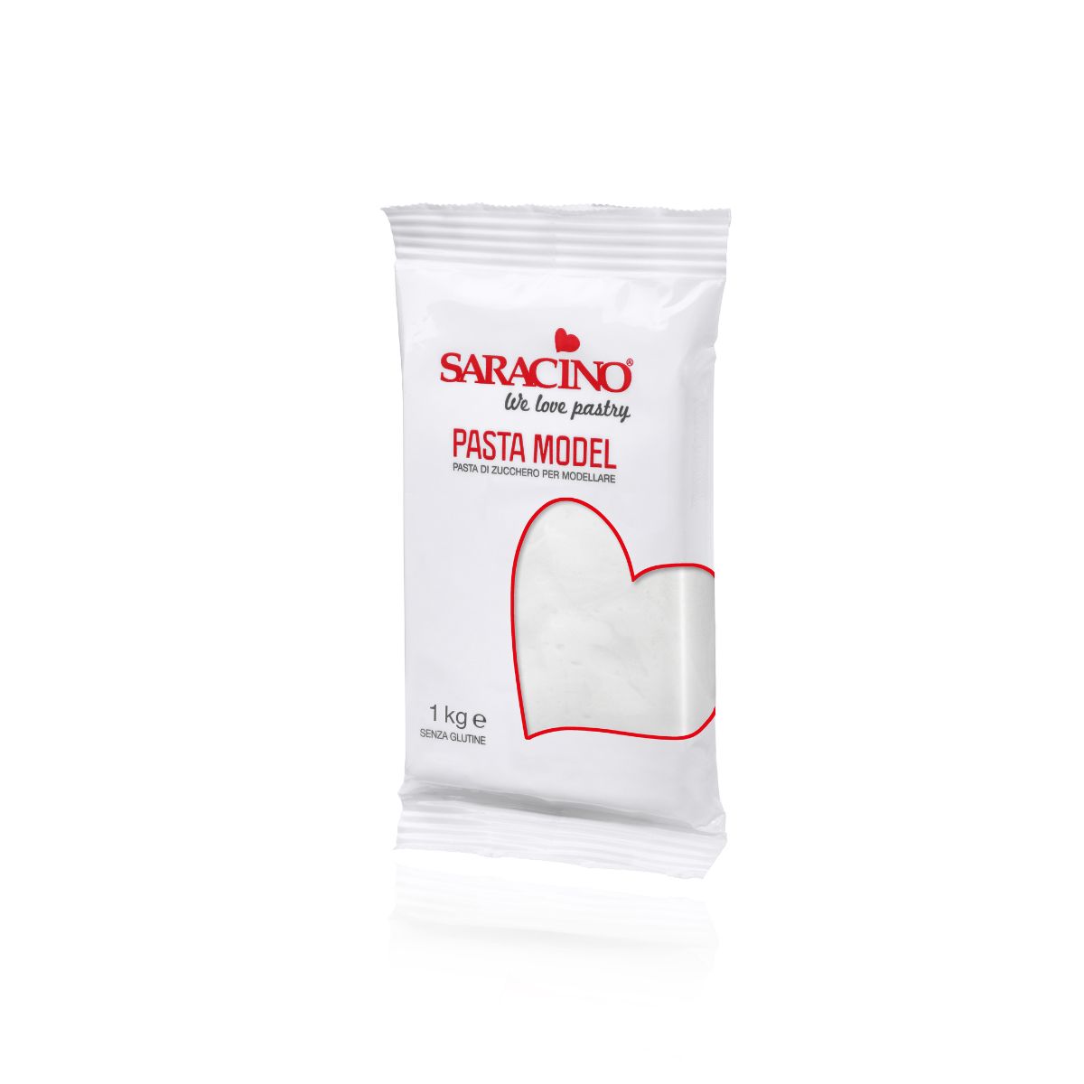 Saracino Pâte de modelage - Blanc 1 kg