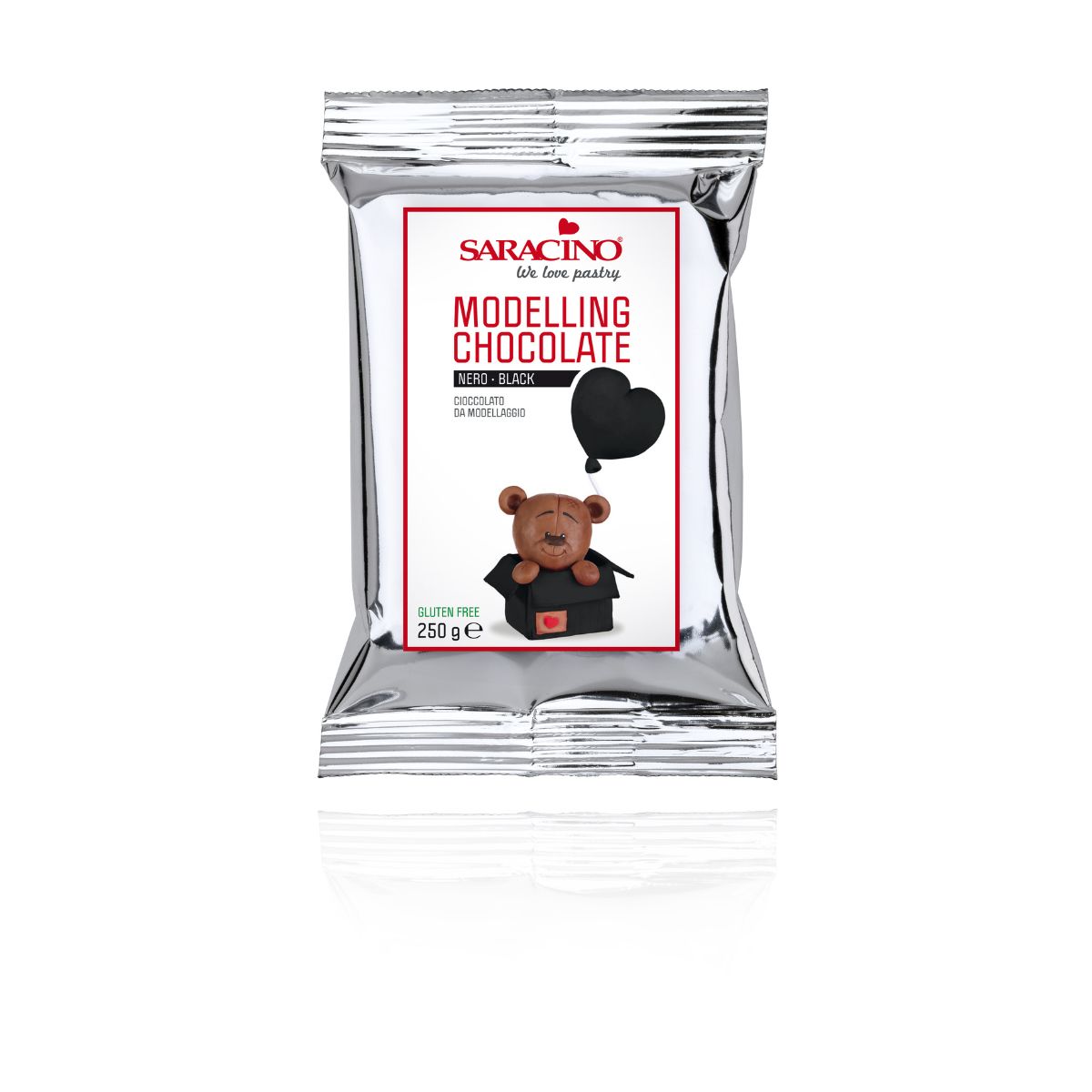 Saracino Chocolat à modeler - Noir 250g