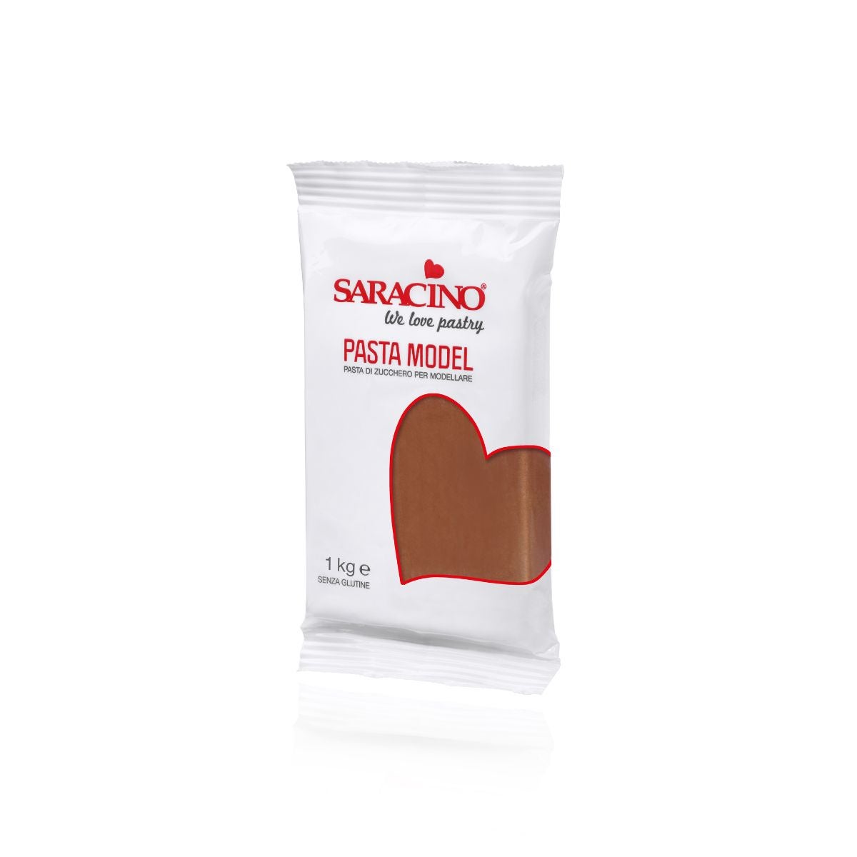 Saracino Pâte de modelage - Marron 1 kg