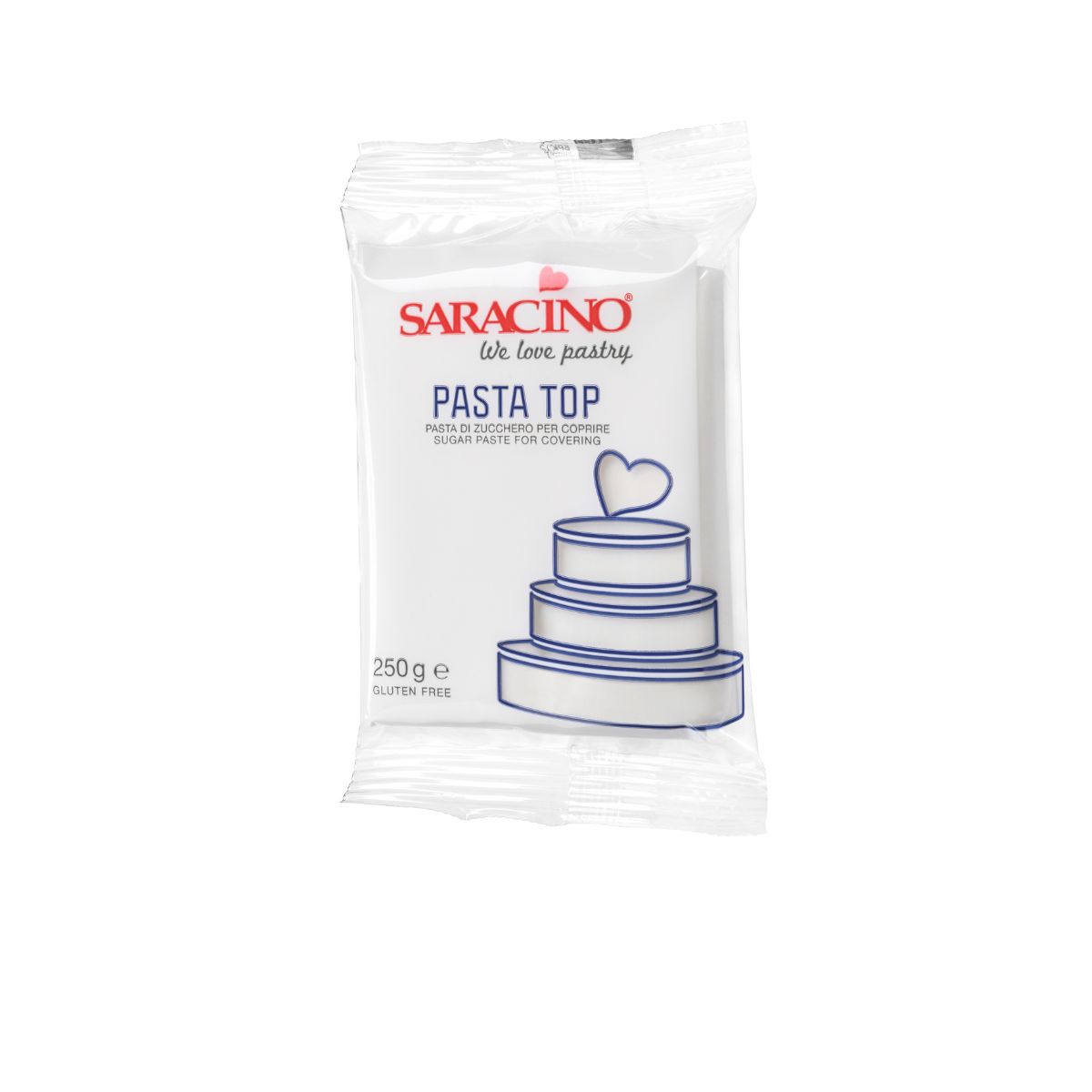 Saracino Top Pâte de Sucré - Blanc 250g