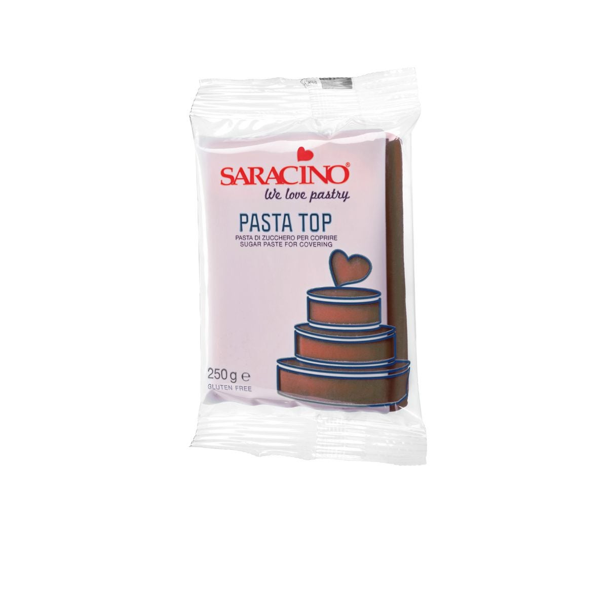 Saracino Top Pâte de Sucré - Marron 250g