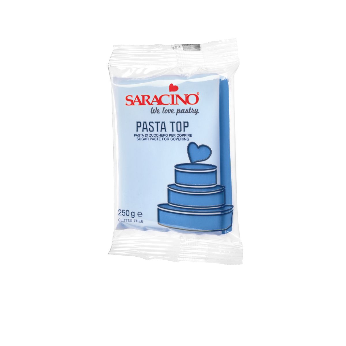 Saracino Top Pâte de Sucré - Bleu 250g