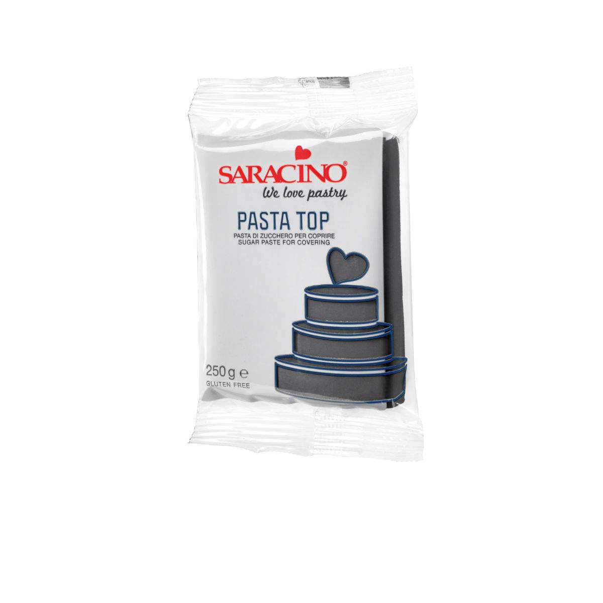 Saracino Top Pâte de Sucré - Noir 250g