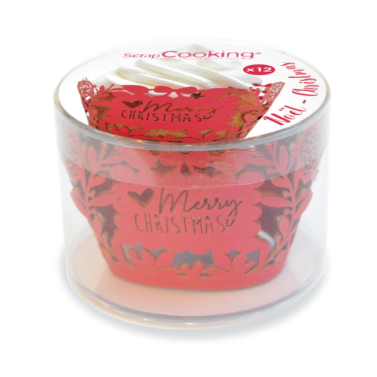 Scrapcooking Caissettes à Cupcake - Noël pk/12