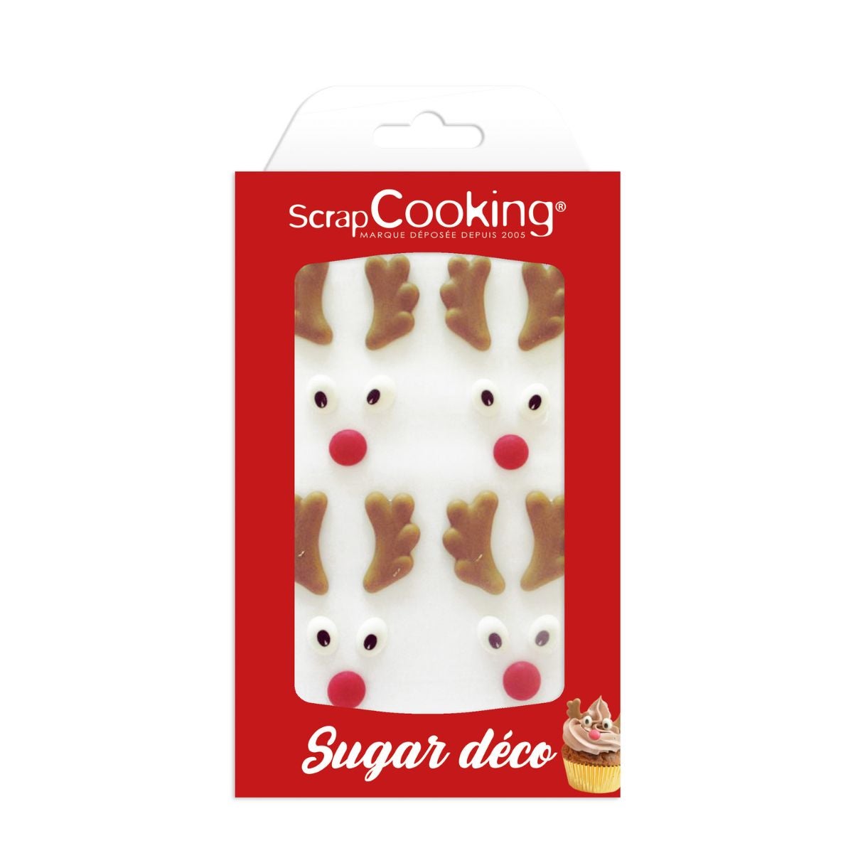 Scrapcooking Décorations en Sucre - Renne