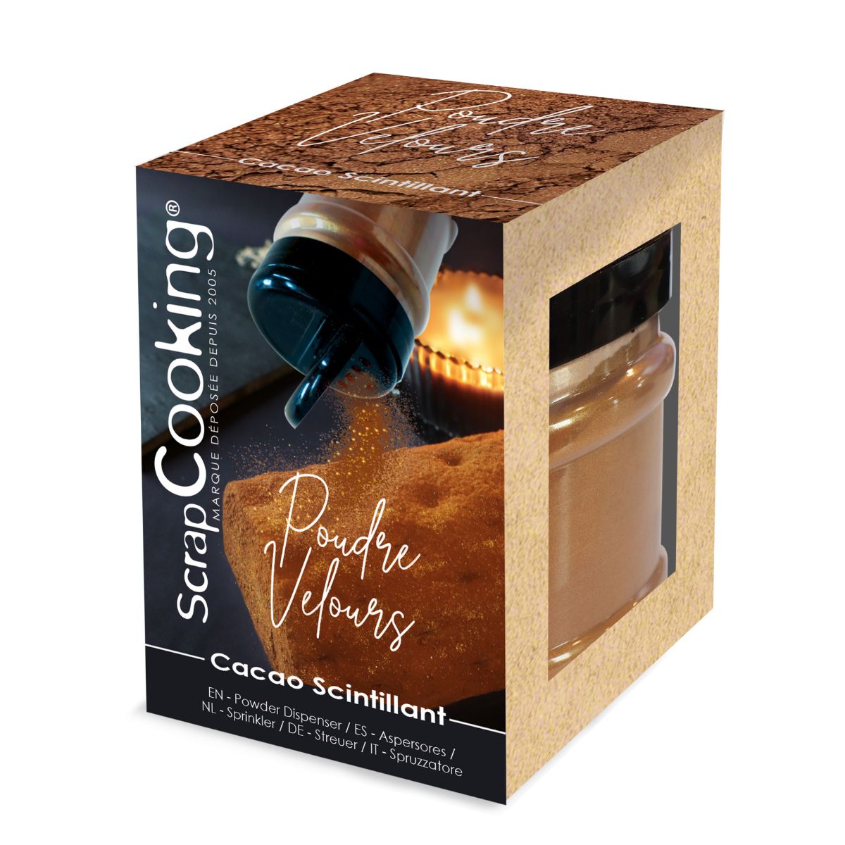 Scrapcooking Poudre de Cacao Velvet Sparkle