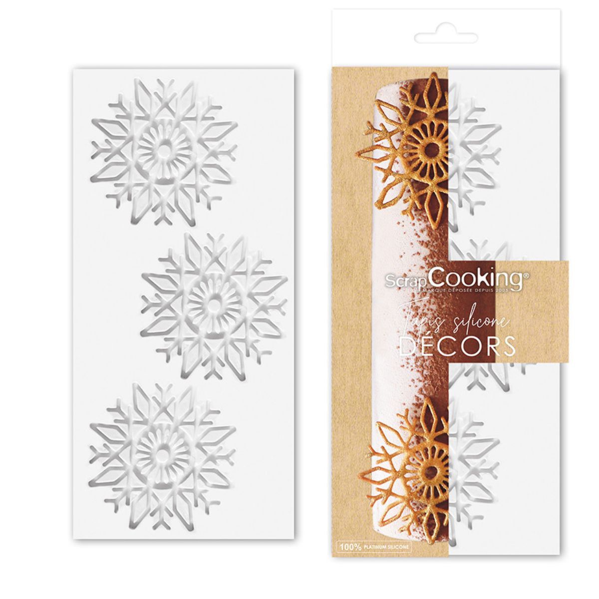 Scrapcooking Tapis Tuiles - Flocons