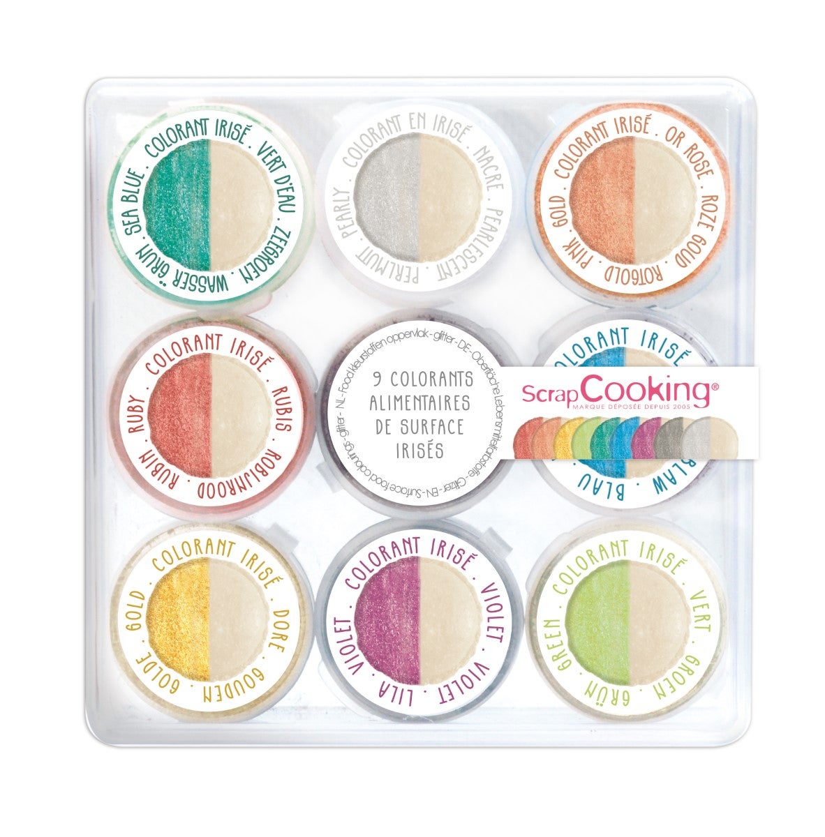 Scrapcooking Mini Kleurenpoeders Set 9x1,5g