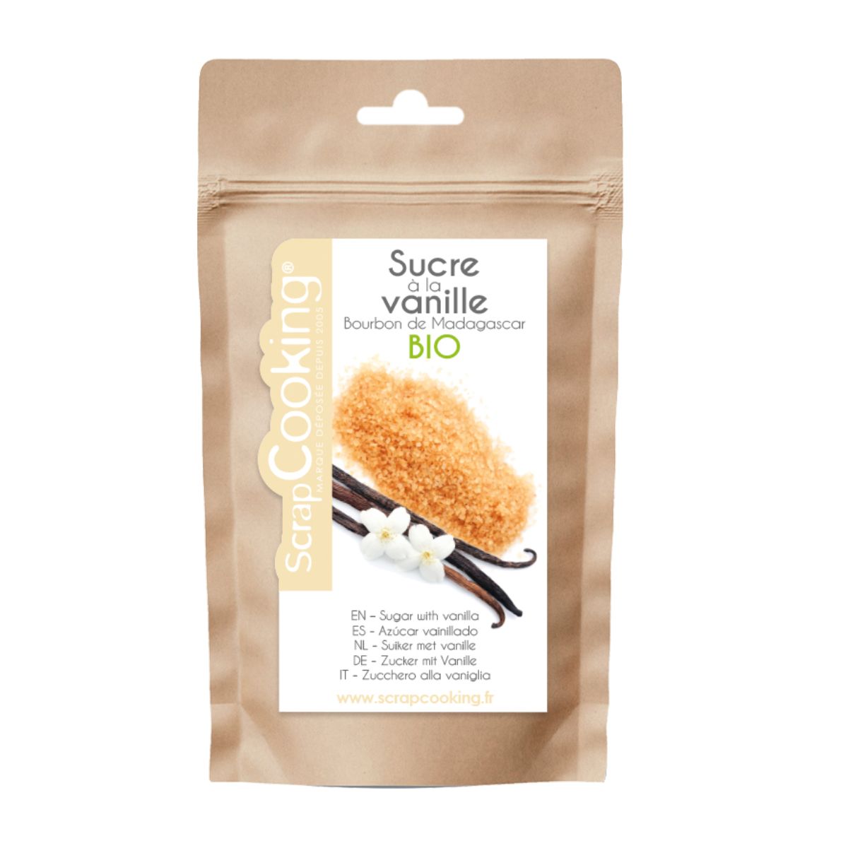 Scrapcooking Sucre de Vanille Bourbon Bio 50g