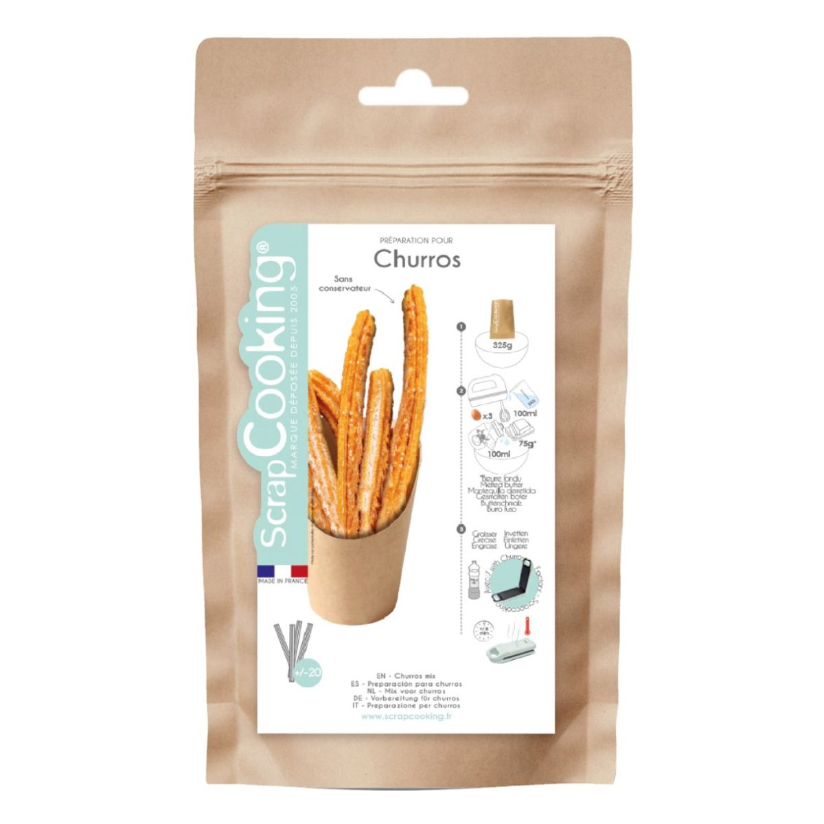 Scrapcooking Mélange pour Churros 325g
