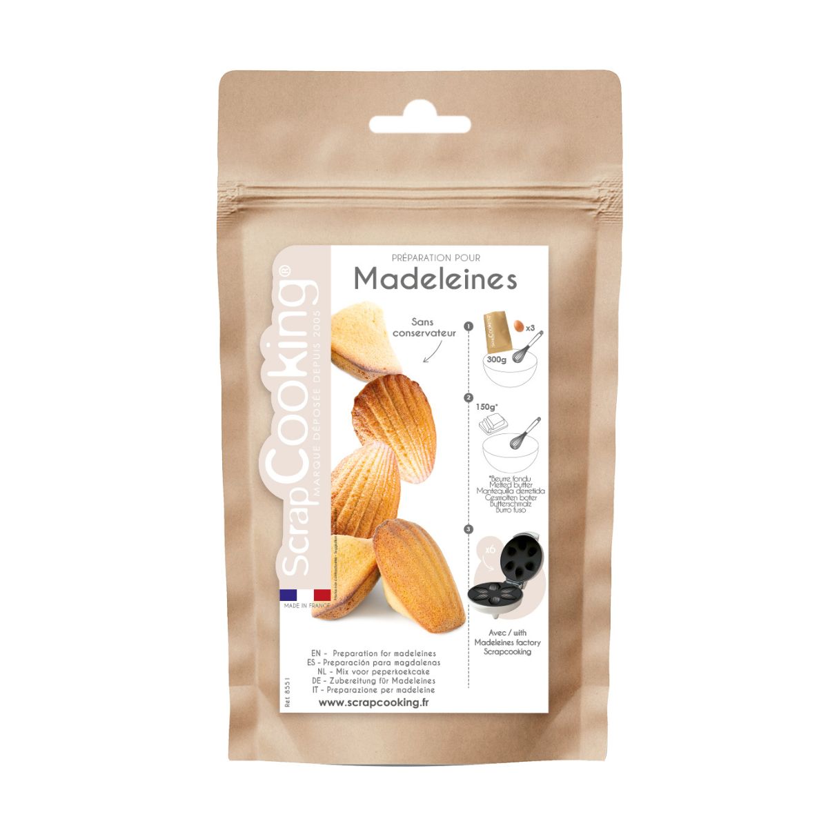 ScrapCooking Mix pour Madeleines 300 g